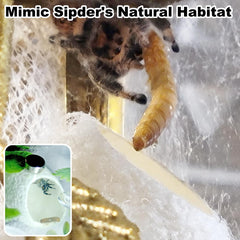 CYG&CL escondite de seda natural para arañas saltadoras, ambiente cómodo y seguro.