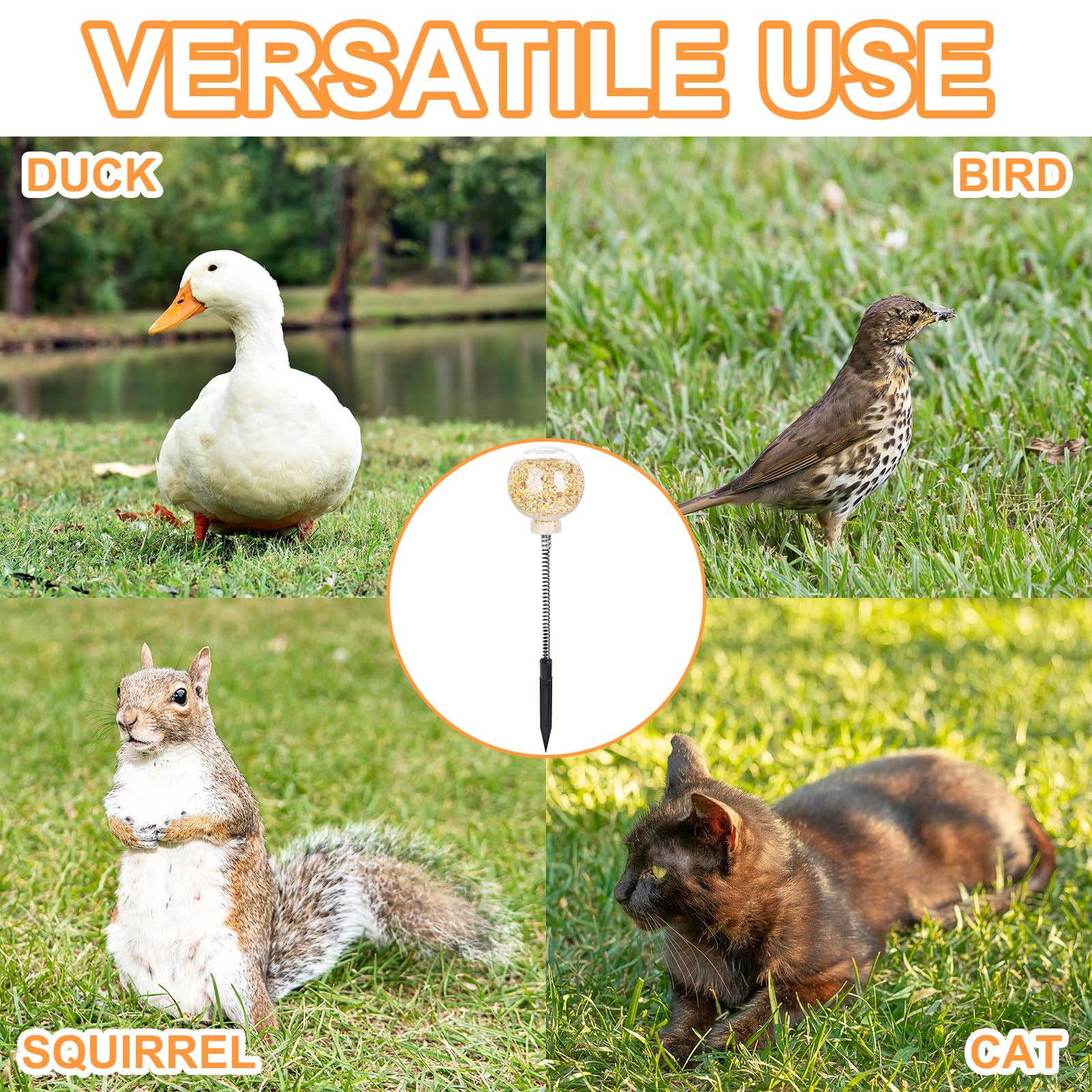 CYG&CL juguete resistente de plástico para aves, entretenimiento duradero en el corral.