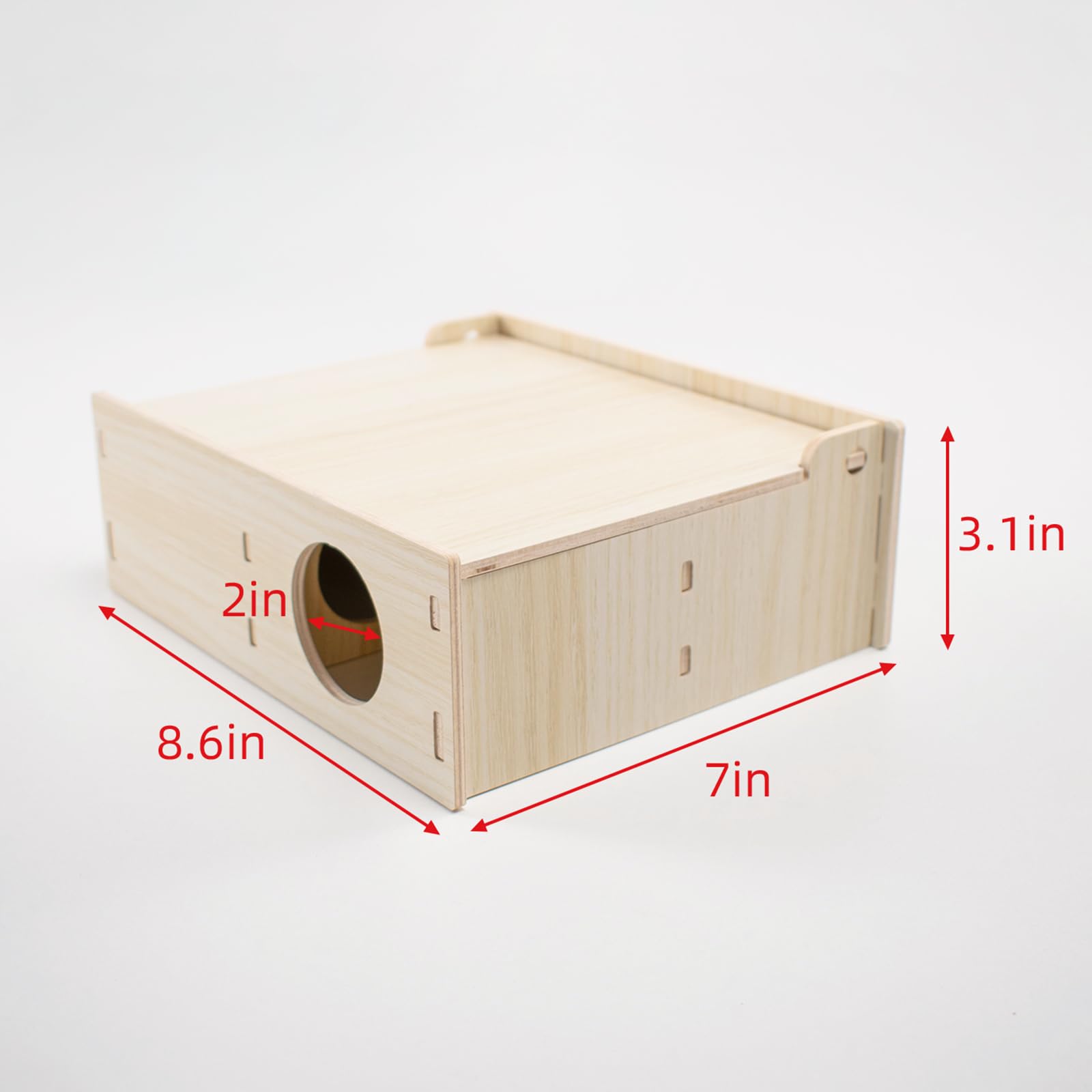Cyirexylcc casita de madera multi-cámara hamster tunel-interior: túneles estimulantes para trepar