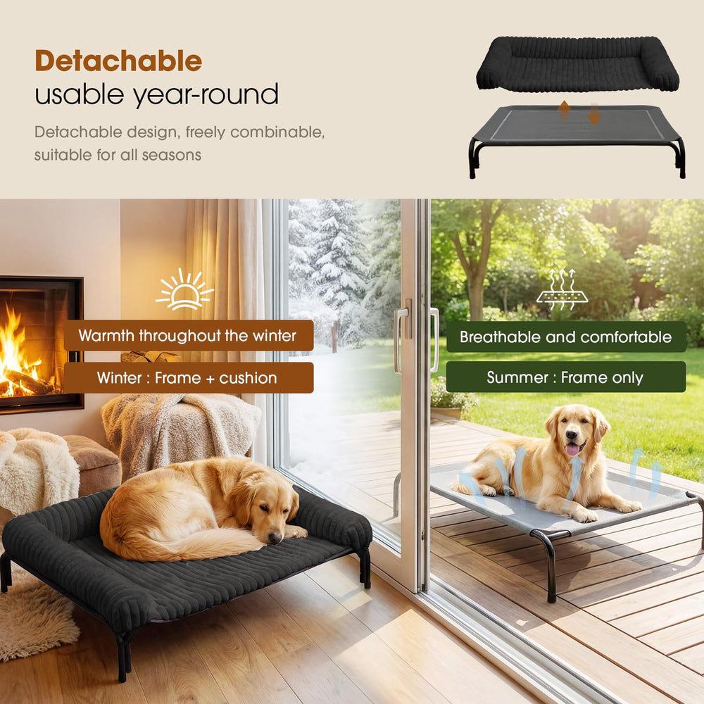 Dimensiones 43,3 x 31,9 x 8 pulgadas para perros grandes