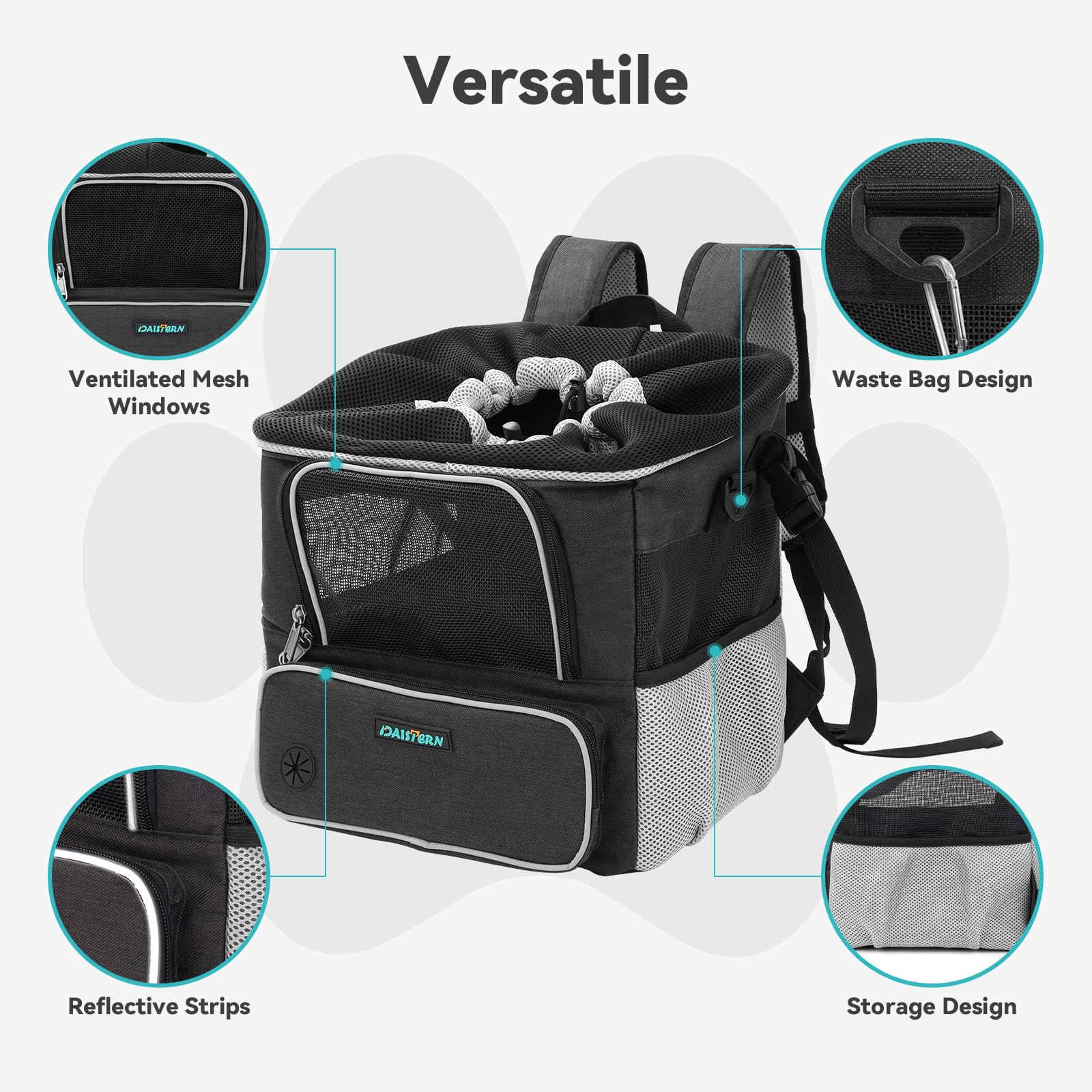 DAISTERN dispensador de bolsas en la cesta para paseos