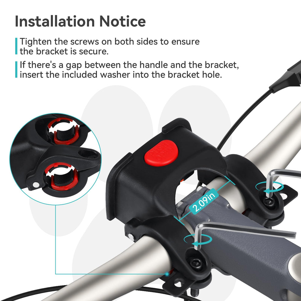 DAISTERN cesto para bici con ventanas de malla para mejor ventilación