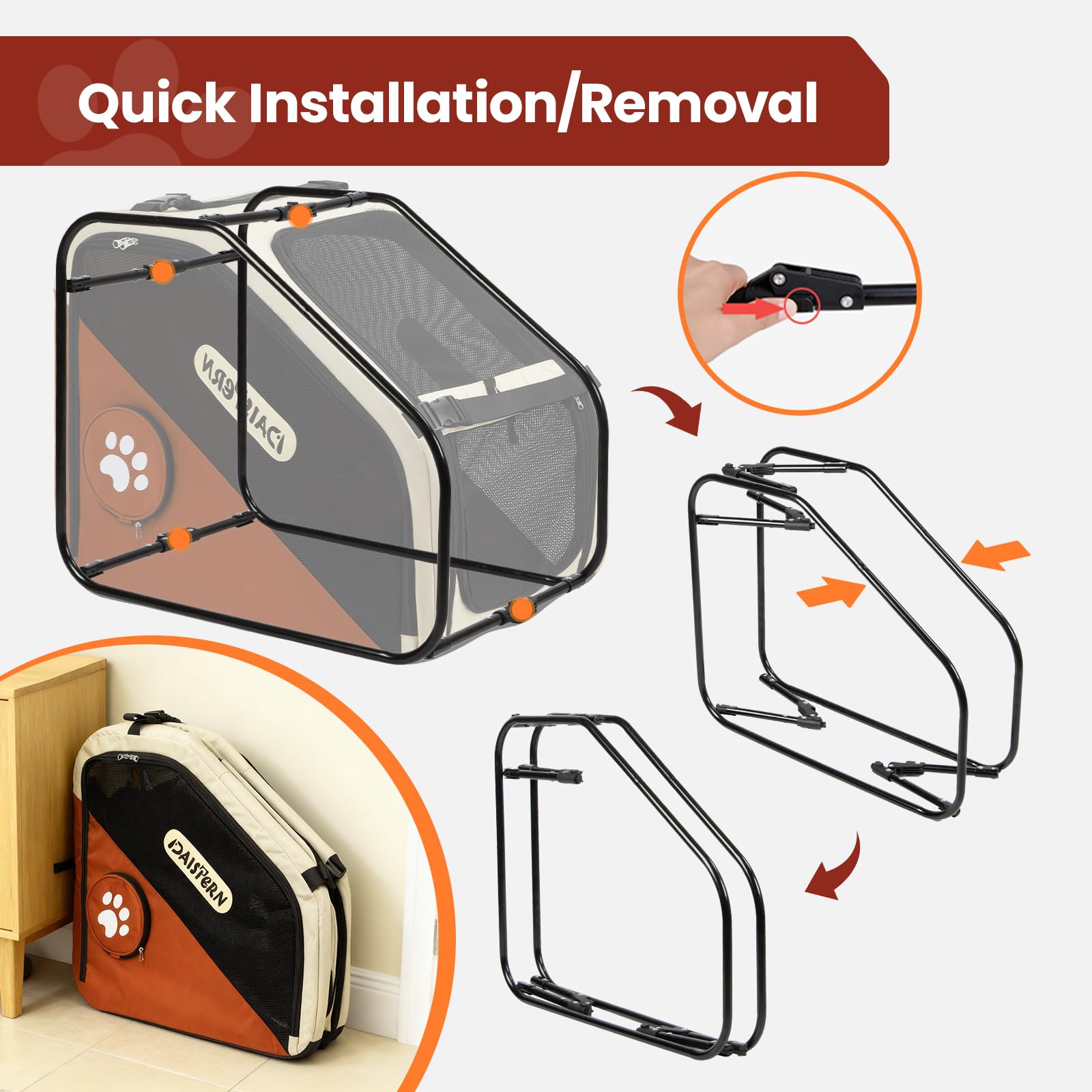 DAISTERN jaula de uso universal para SUV o uso en casa
