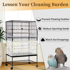 Daoeny réseau nylon doux et aéré, assure une bonne circulation d'air autour de la cage.