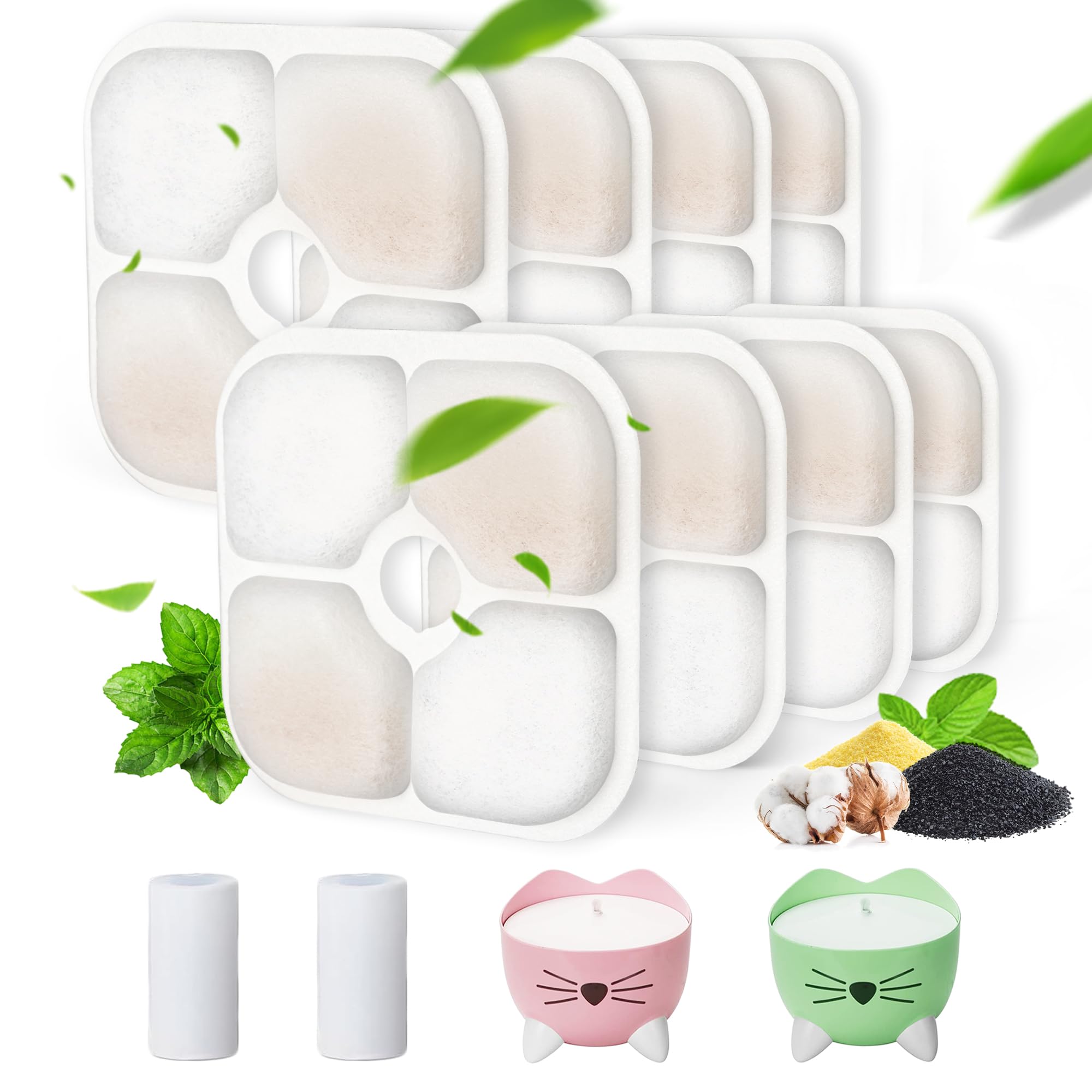 Daoxuan filtro bebedero gato Pixii para agua más limpia y segura.