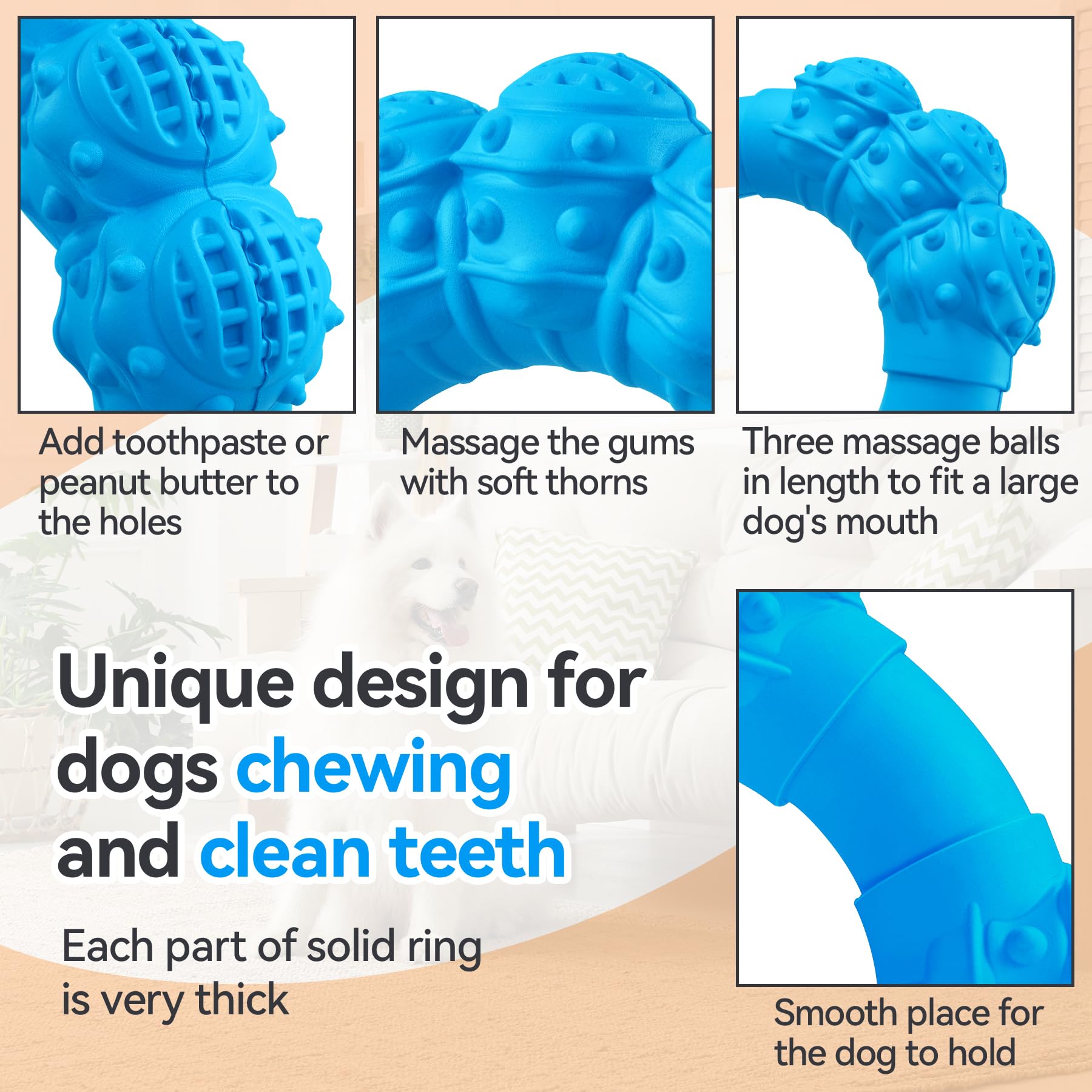 DAOZIJI Limpieza dental con orificios para dentífrico y retirada de placa.