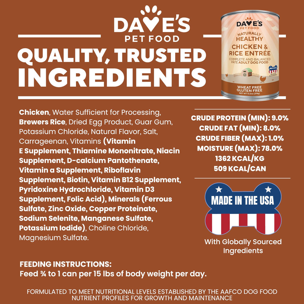 Dave's Pet Food aderezo sin gluten para realzar el sabor