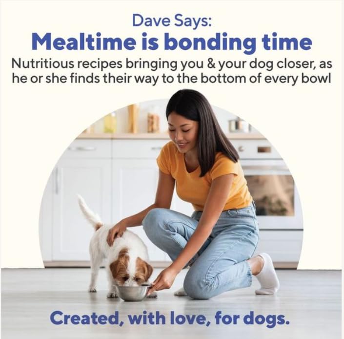 Dave's Pet Food opción asequible frente a la dieta cruda para perros activos.