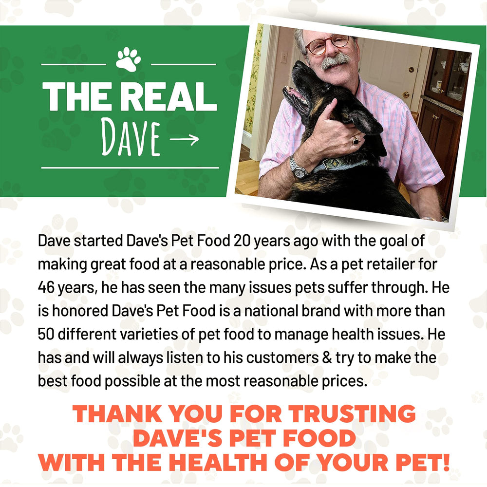 Dave's Pet Food, hecho en Utah, apoyo a hogares.