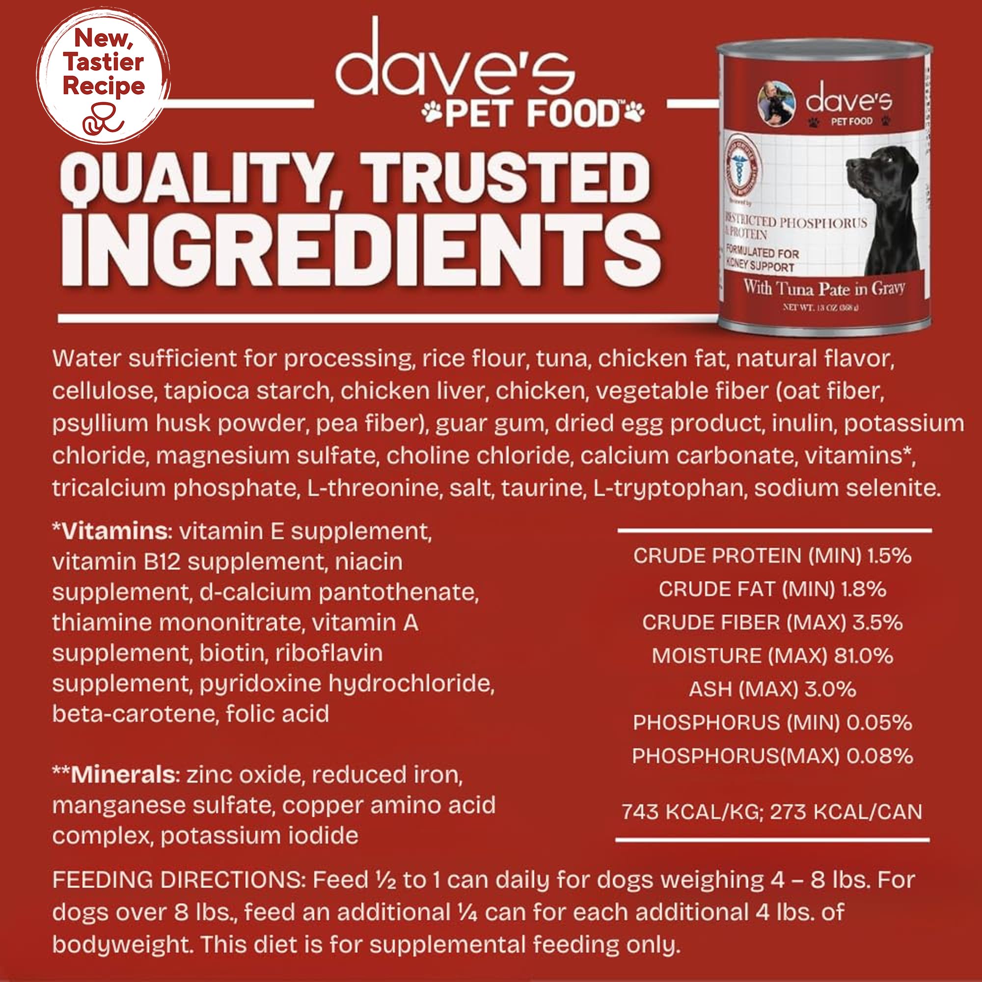 Fórmula enriquecida con omega-3 y vitaminas para nutrición diaria canina.