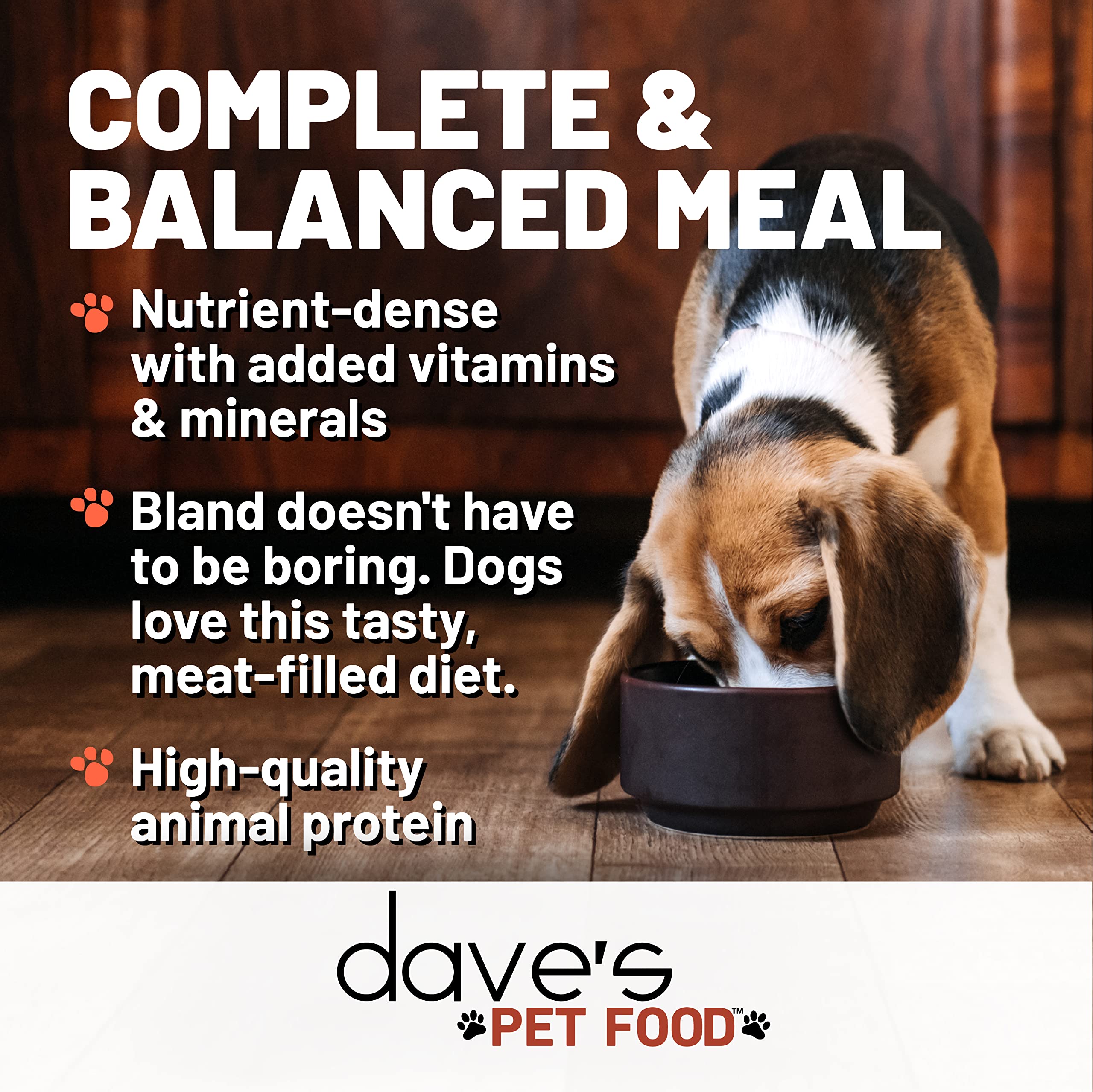 Dave's Pet Food: lata sabrosa para perros exigentes