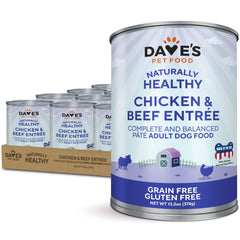 Dave's Pet Food pack de 12 latas listo para alimentar a tu perro