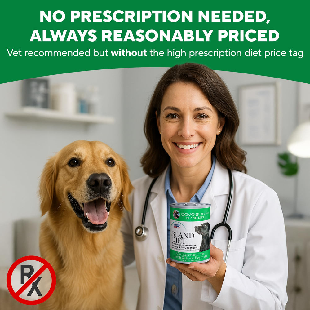 Dave's Pet Food, nutrición completa para adultos como comida principal.