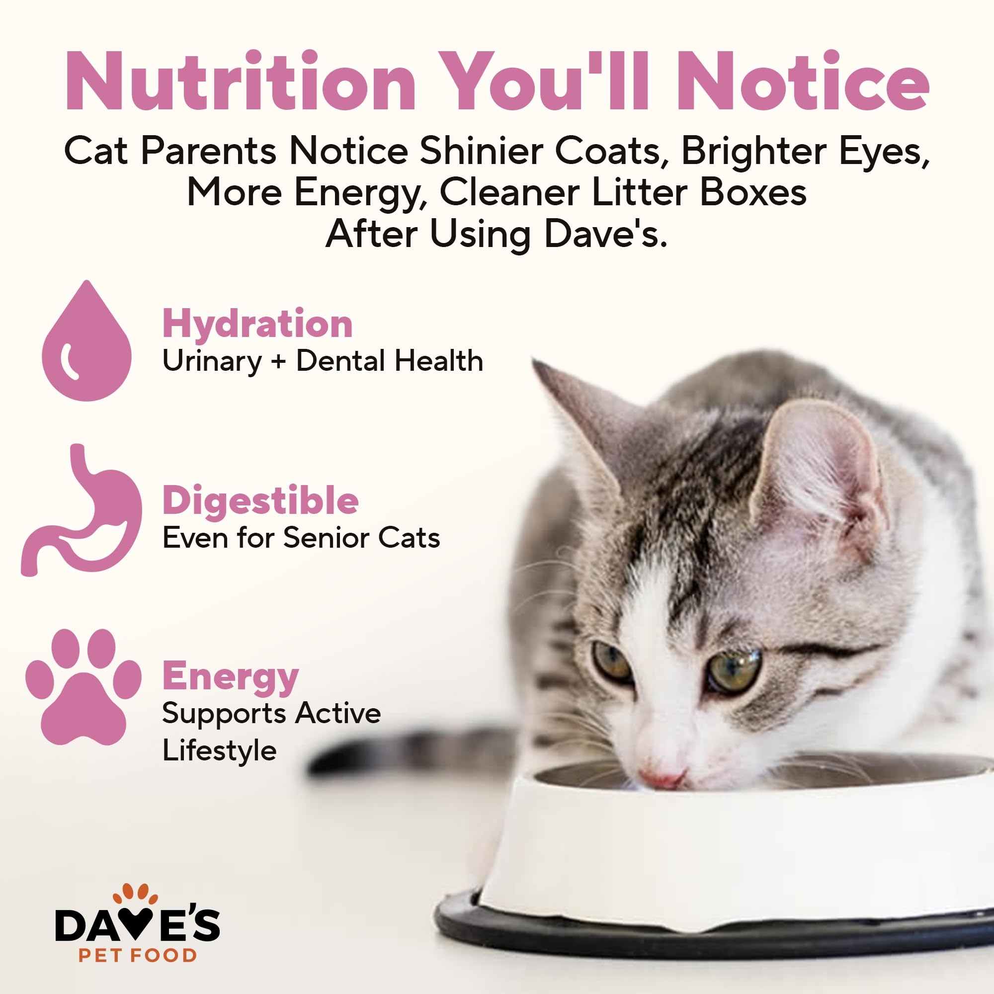 Aroma suave de pate para gato sin granos