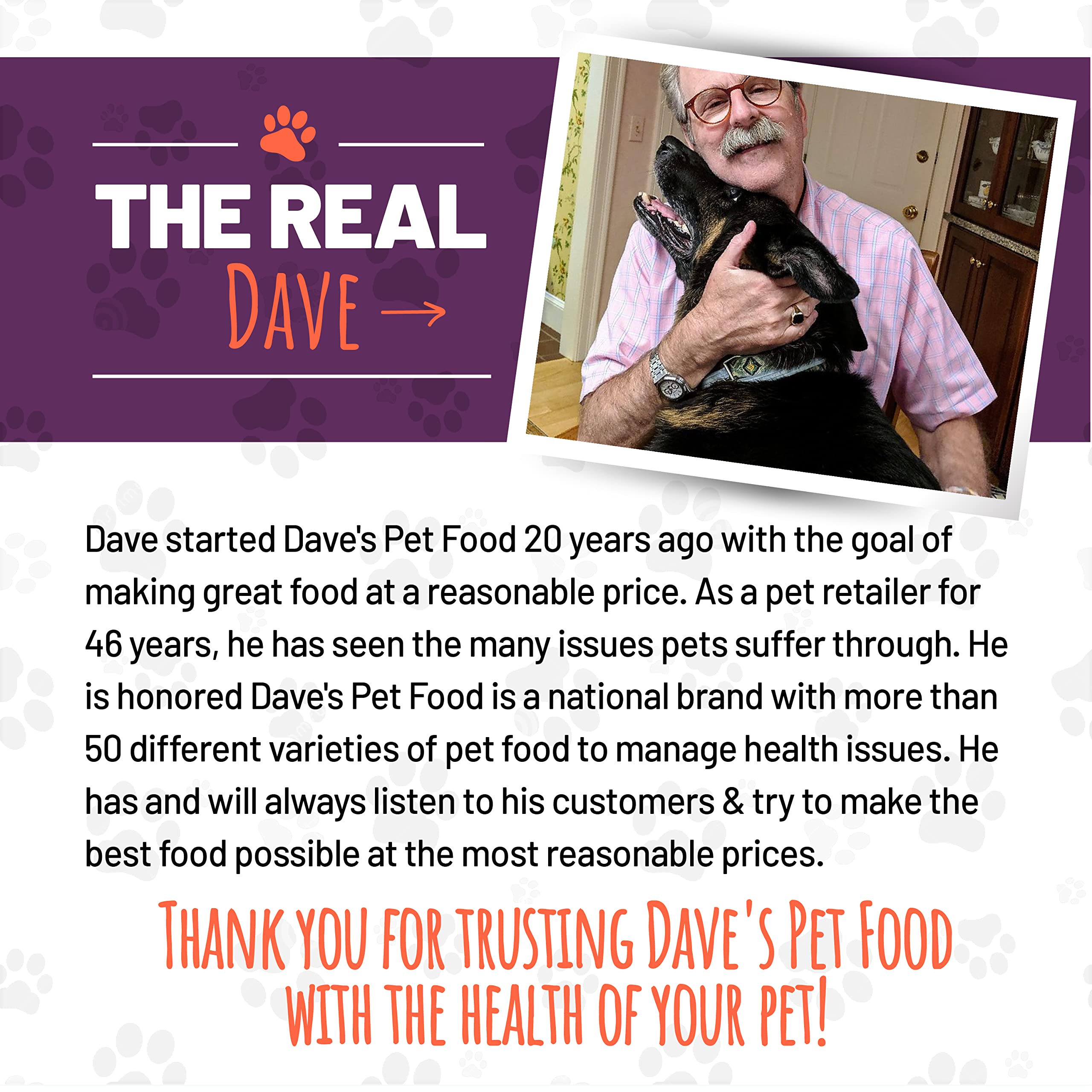 Dave's Pet Food: producido en Canadá, control de calidad y trazabilidad.