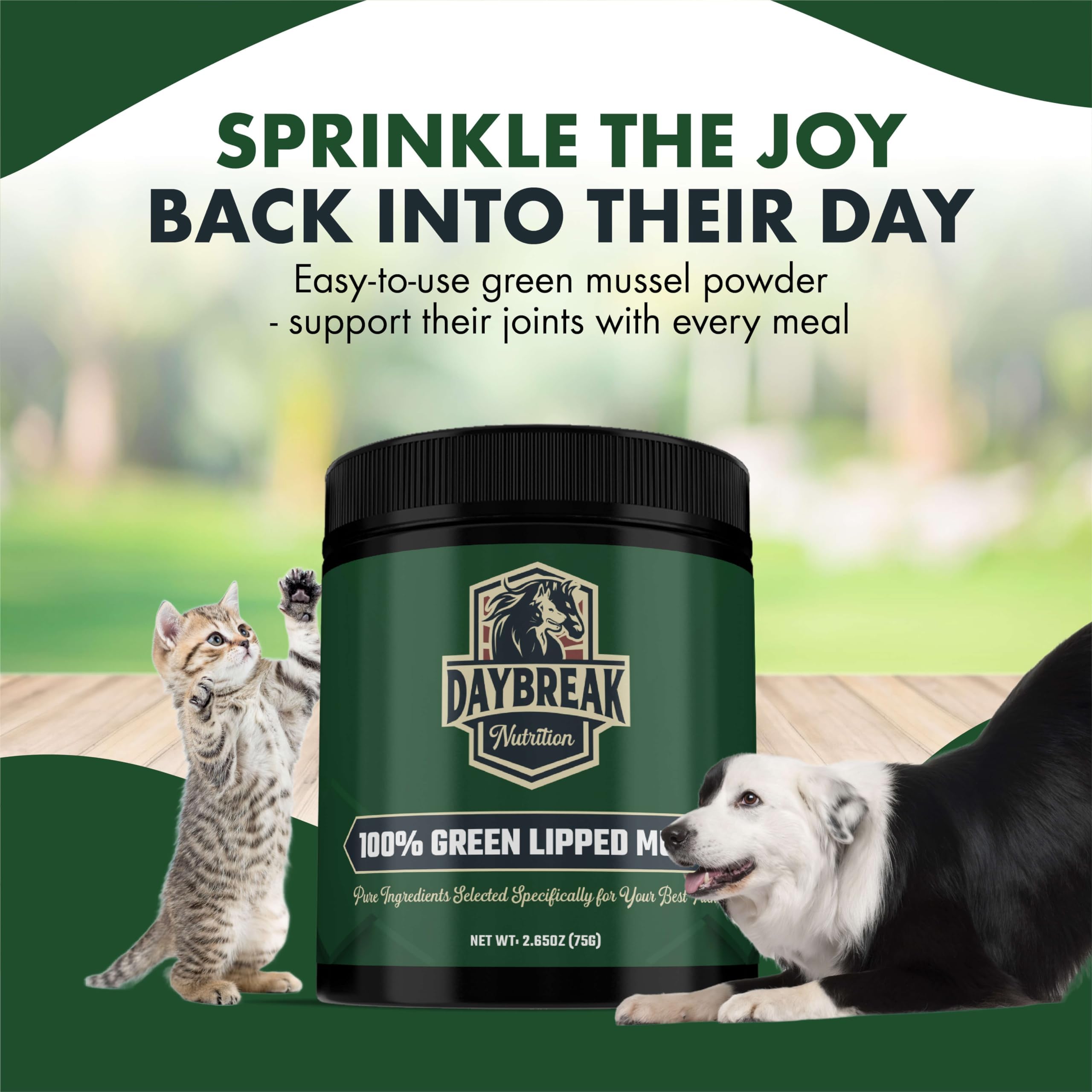 Incluye dosificador Daybreak Nutrition para dosificación precisa del polvo.