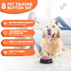 DCIAER botones para perros: entrenamiento práctico para reforzar respuestas deseadas.