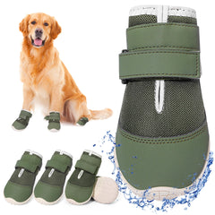 DcOaGt Zapatillas para Perros XXL, vista frontal, malla transpirable y protección suave