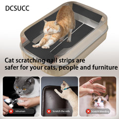 DCSUCC tira de tres tamaños para uñas de gato, limado eficaz.