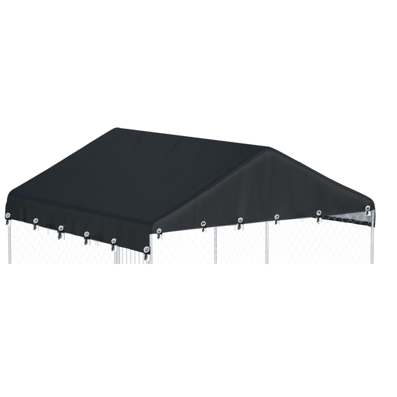 Cobertor impermeable Ddeman para jaula de perro de 10x10 protege contra lluvia y sol.