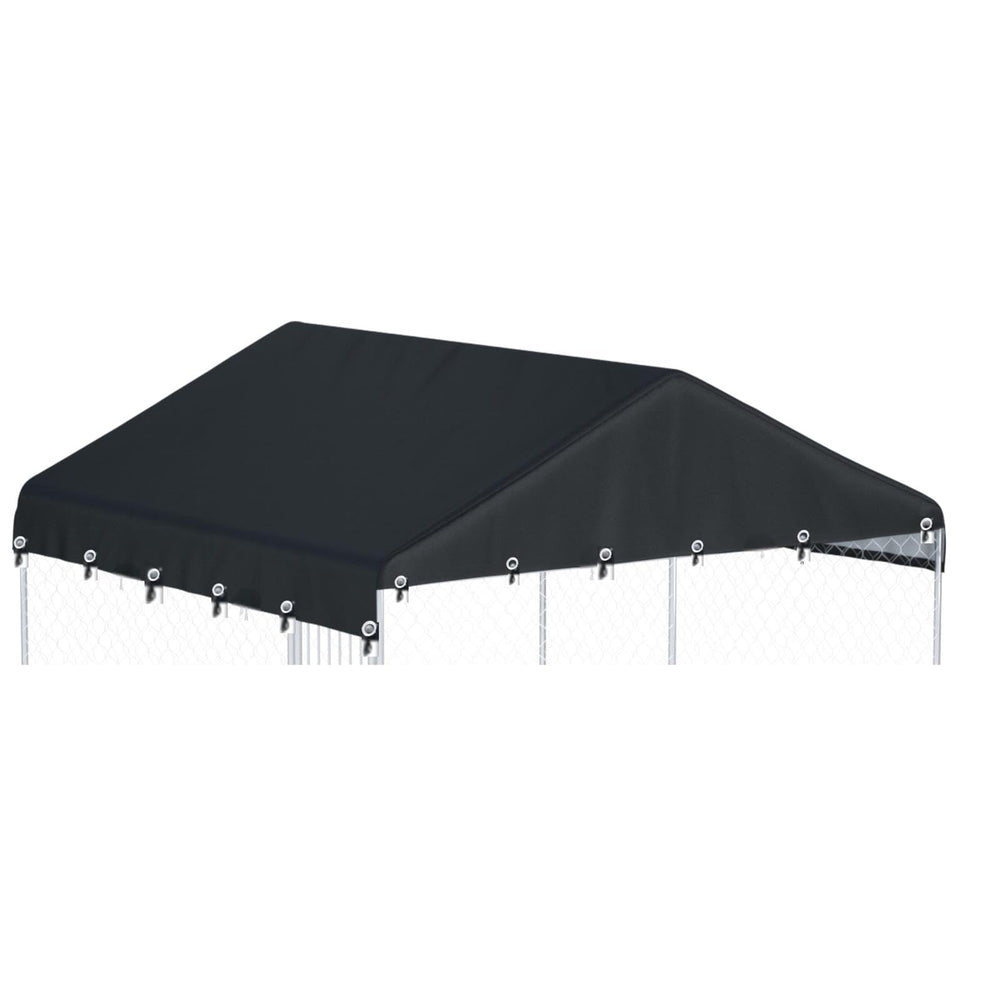 Cobertor impermeable Ddeman para jaula de perro de 10x10 protege contra lluvia y sol.