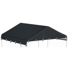 Cobertor impermeable Ddeman para jaula de perro de 10x10 protege contra lluvia y sol.