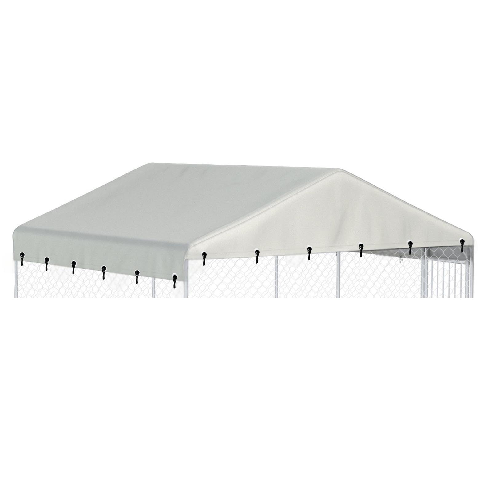 Ddeman cubierta exterior para jaula de perro 10x10: protección impermeable y resistente al sol.