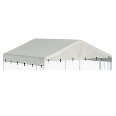 Ddeman cubierta exterior para jaula de perro 10x10: protección impermeable y resistente al sol.