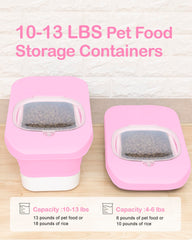 Contenedor DDMOMMY para alimento de perros plegable, ahorro de espacio