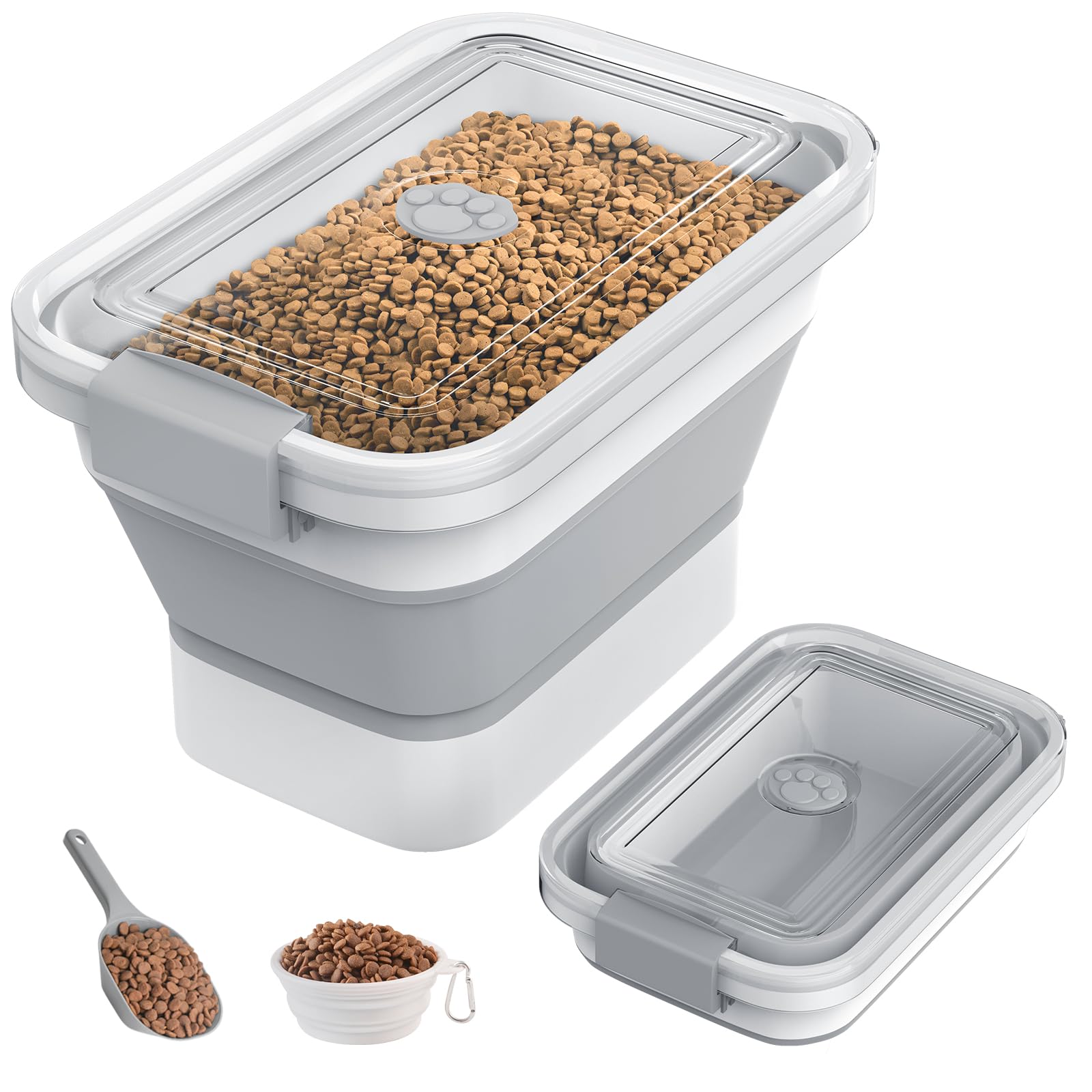 DDMOMMY contenedor para comida de perro 13 libras con tapa hermética para frescura