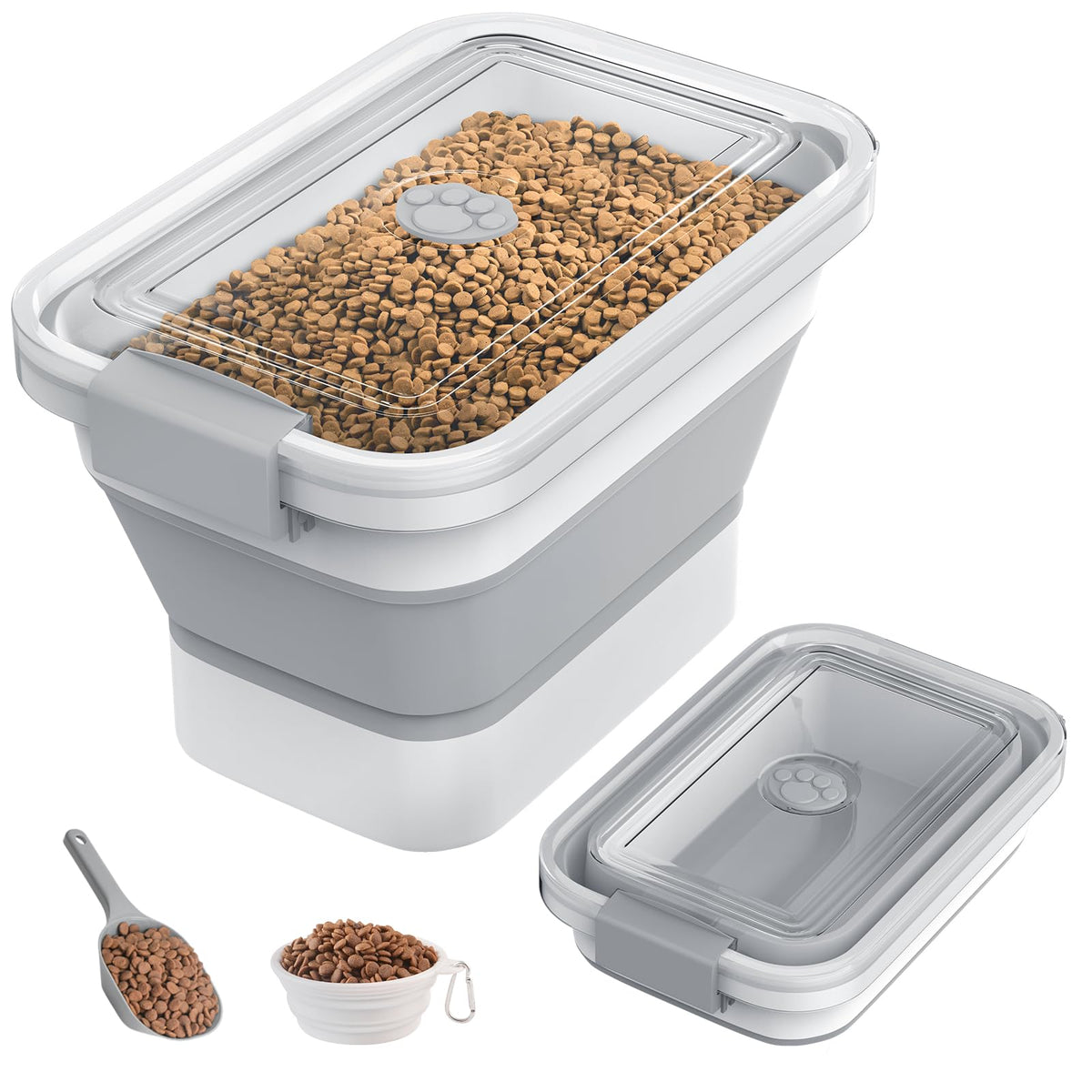 DDMOMMY contenedor para comida de perro 13 libras con tapa hermética para frescura