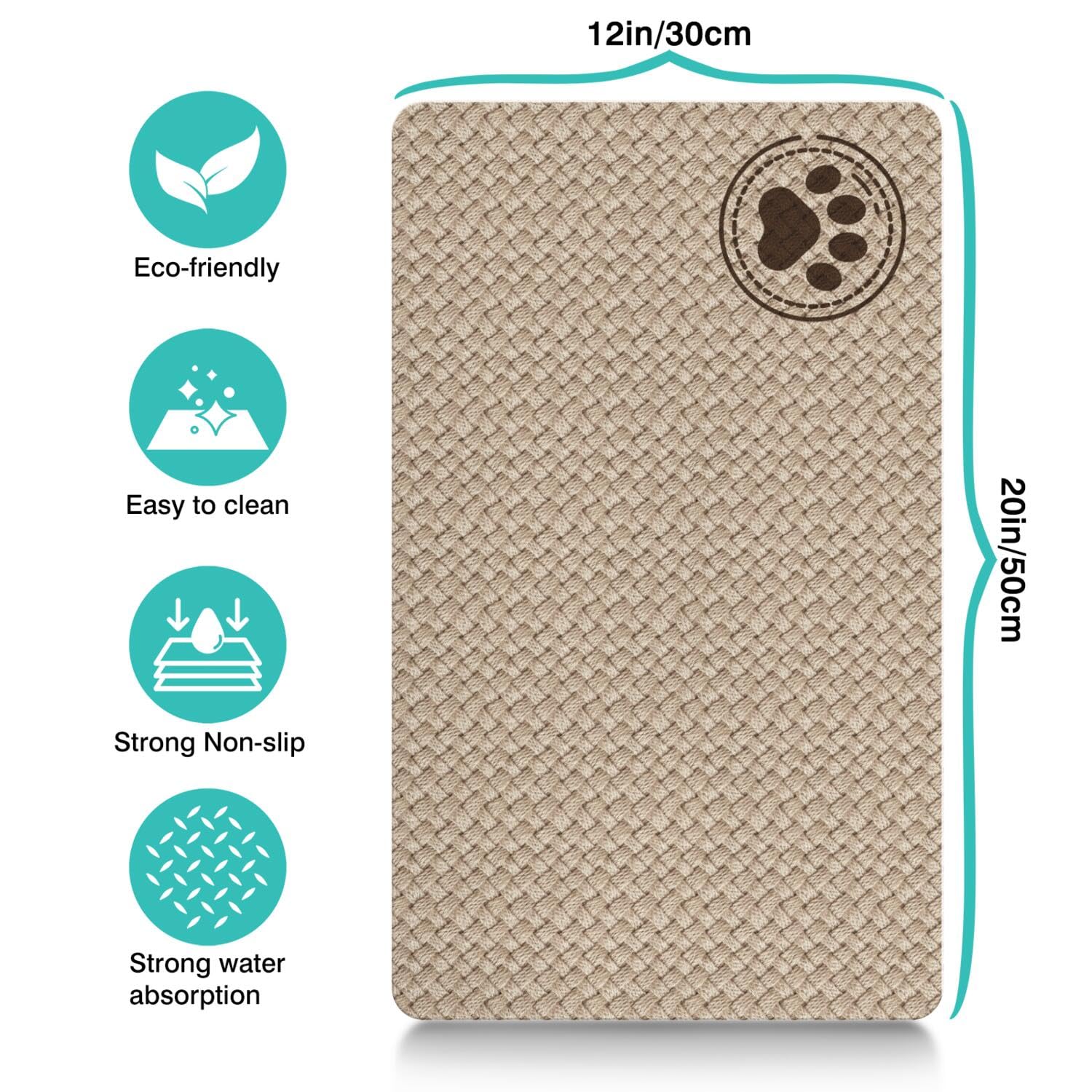 DDPODNQAK tamaño extralargo 24x16 cm para varios cuencos