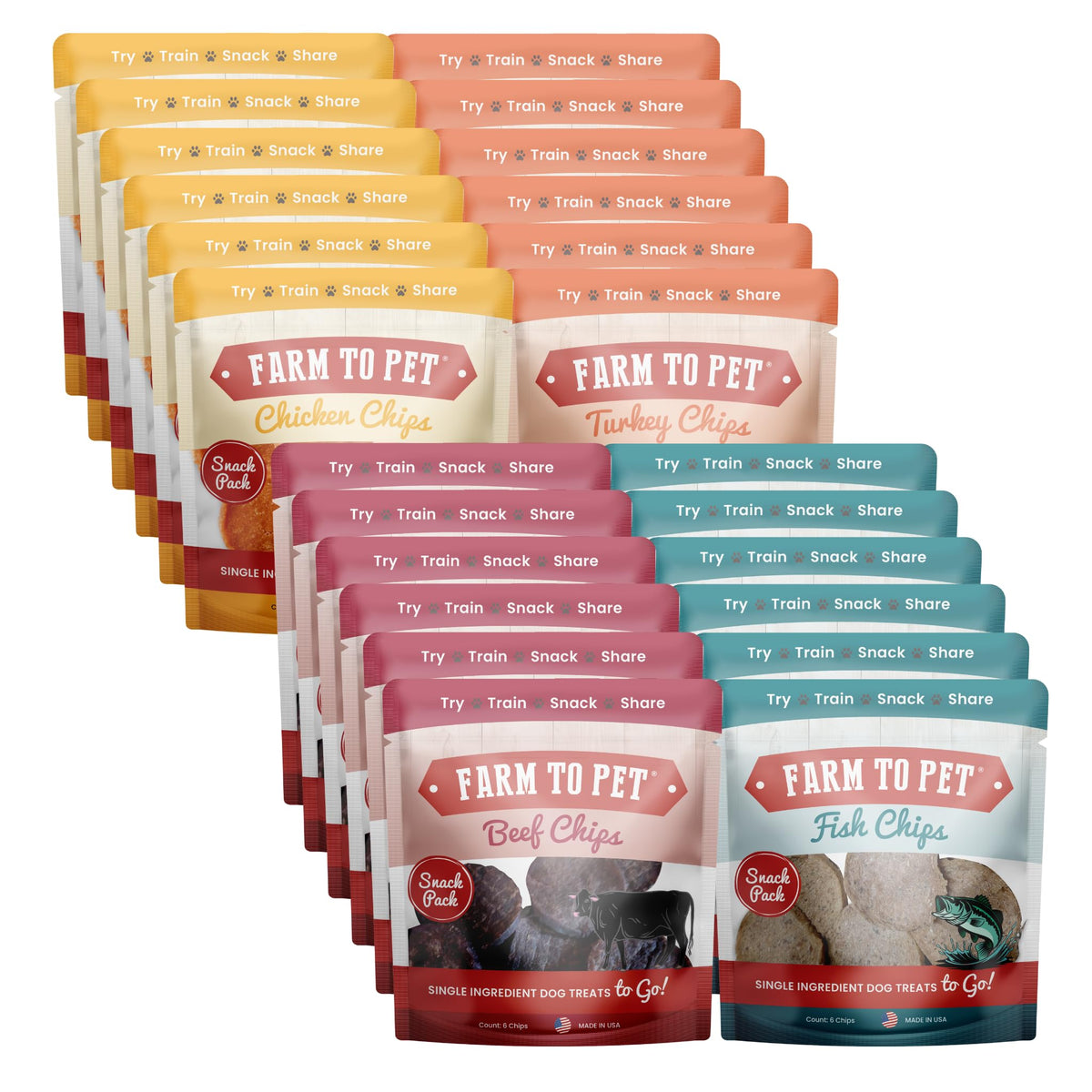 Farm To Pet entrenamiento-perro-pollo: premio crujiente para refuerzo en entrenamiento.