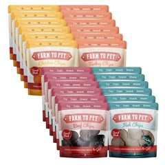 Farm To Pet entrenamiento-perro-pollo: premio crujiente para refuerzo en entrenamiento.