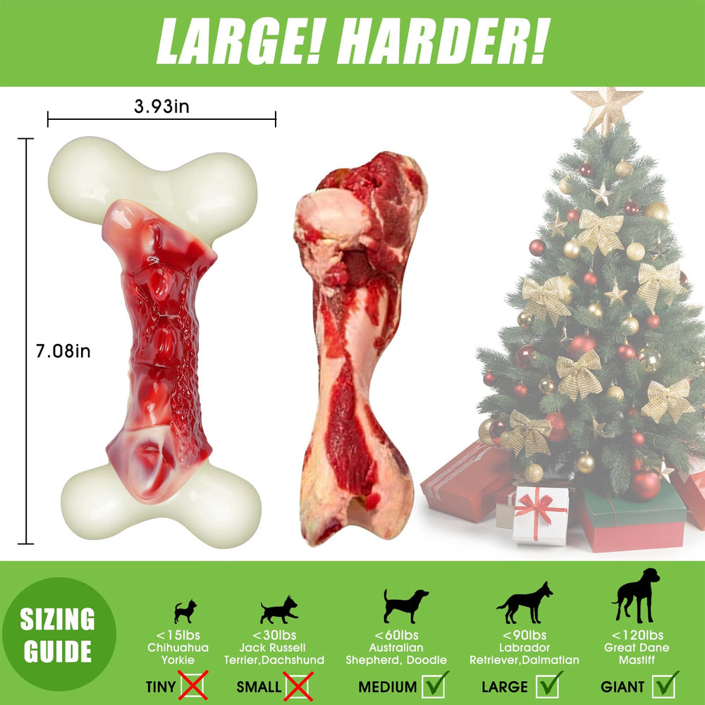 DEBAK hueso resistente para perros grandes, ideal para masticación prolongada