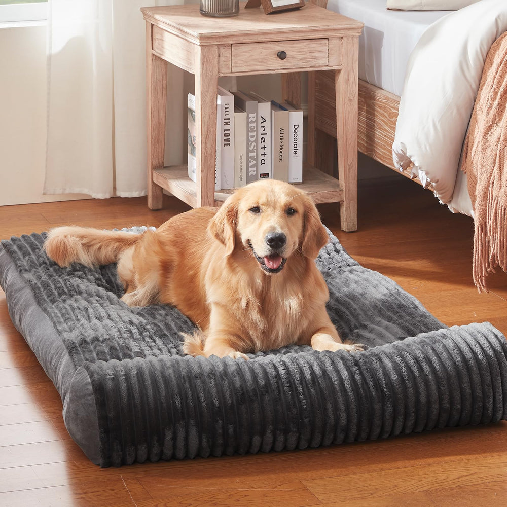 DEBANG HOME cama para perro grande con cojín, descanso cómodo