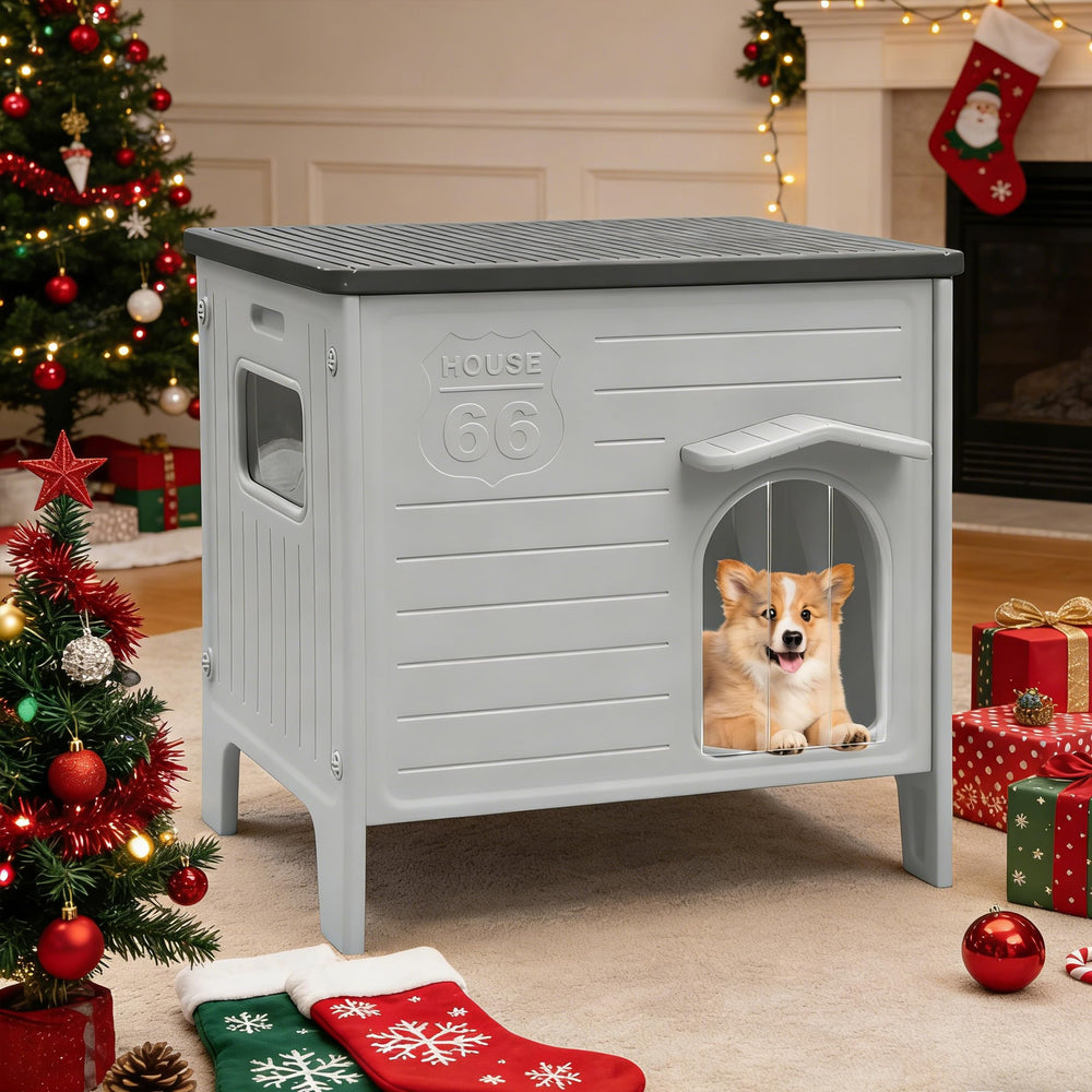 Deblue casa para perros con entrada espaciosa para comodidad