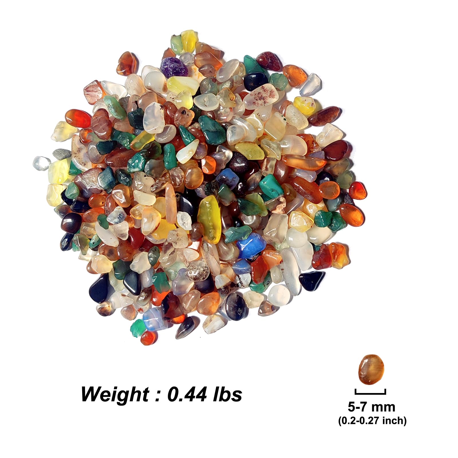 DEEDOCHY agata-piedras acuario-ornamento: aporta brillo y colores.