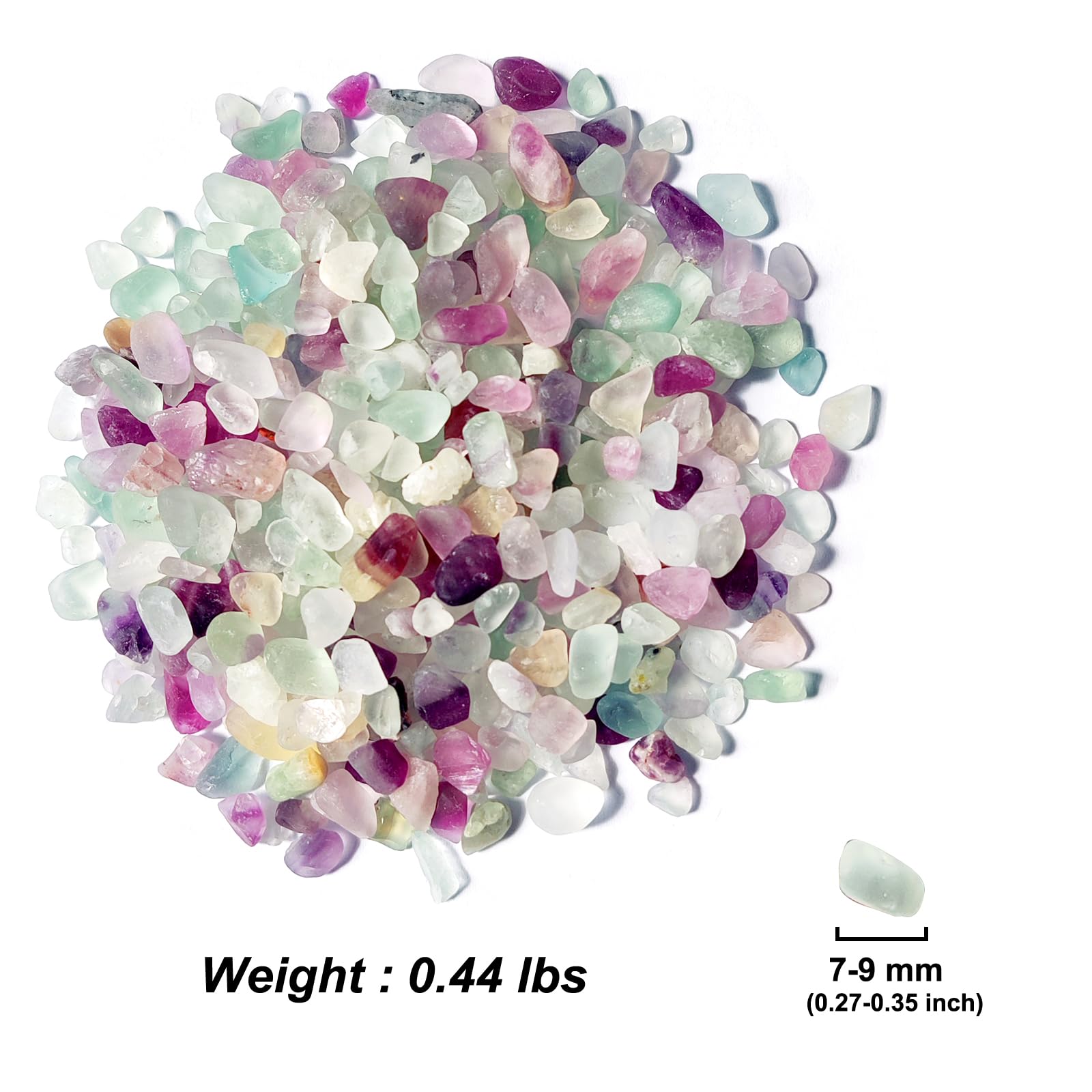 DEEDOCHY piedras fluorita multicolores para acuario y terrario, con brillo persistente.