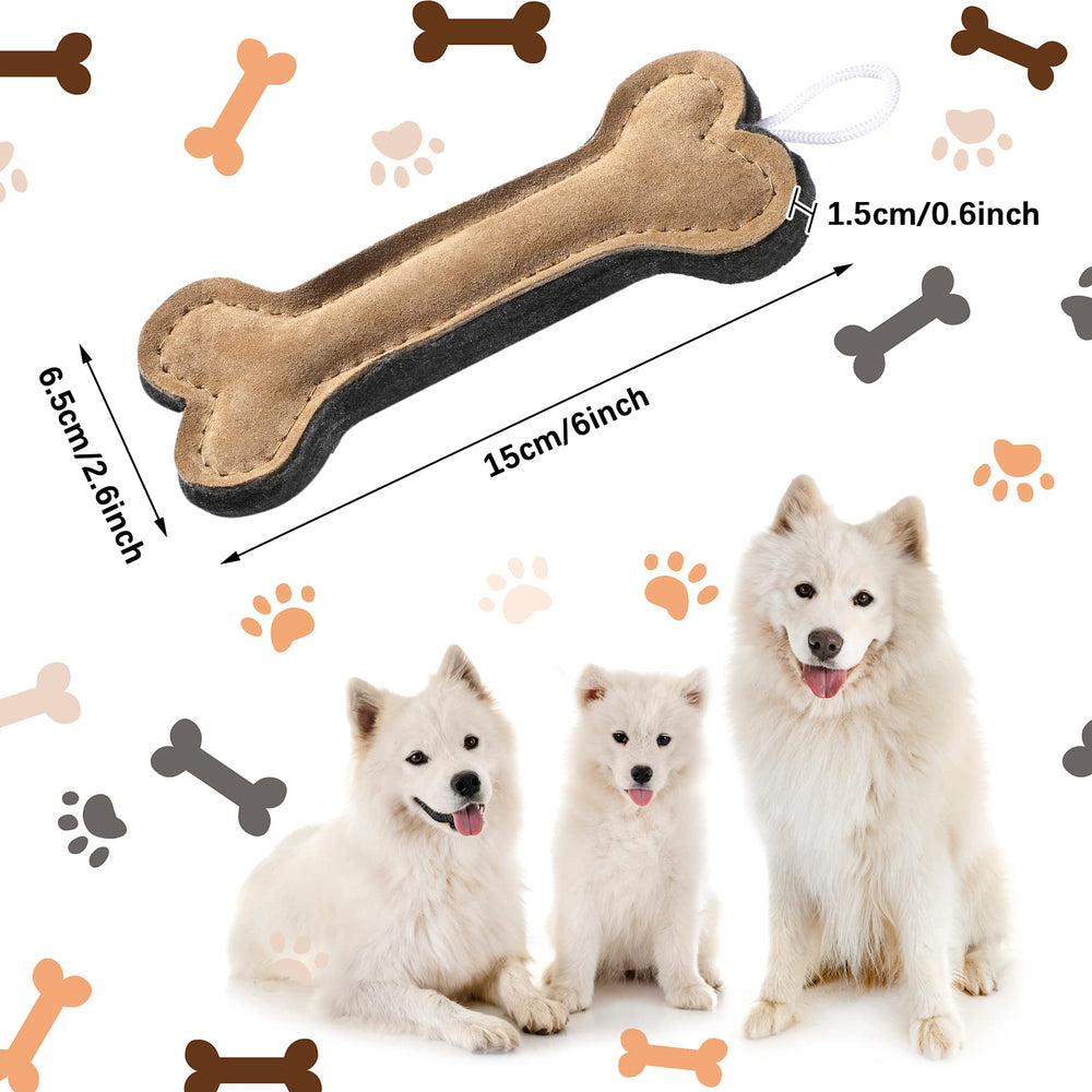 Juguete Deekin masticable de piel para perros, fomenta la actividad y el juego.