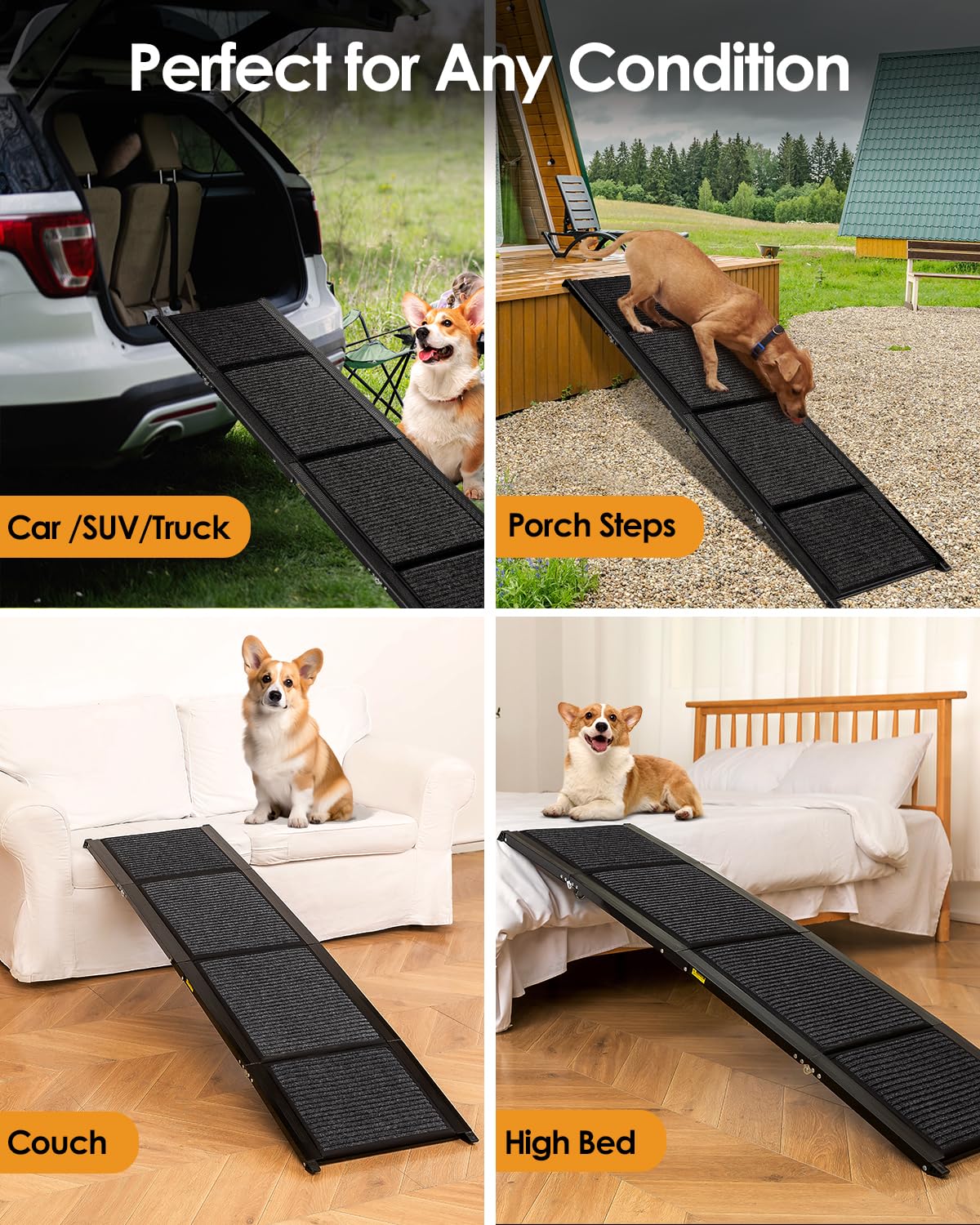 Deekuiwi rampa compacta para guardado en coche o casa.