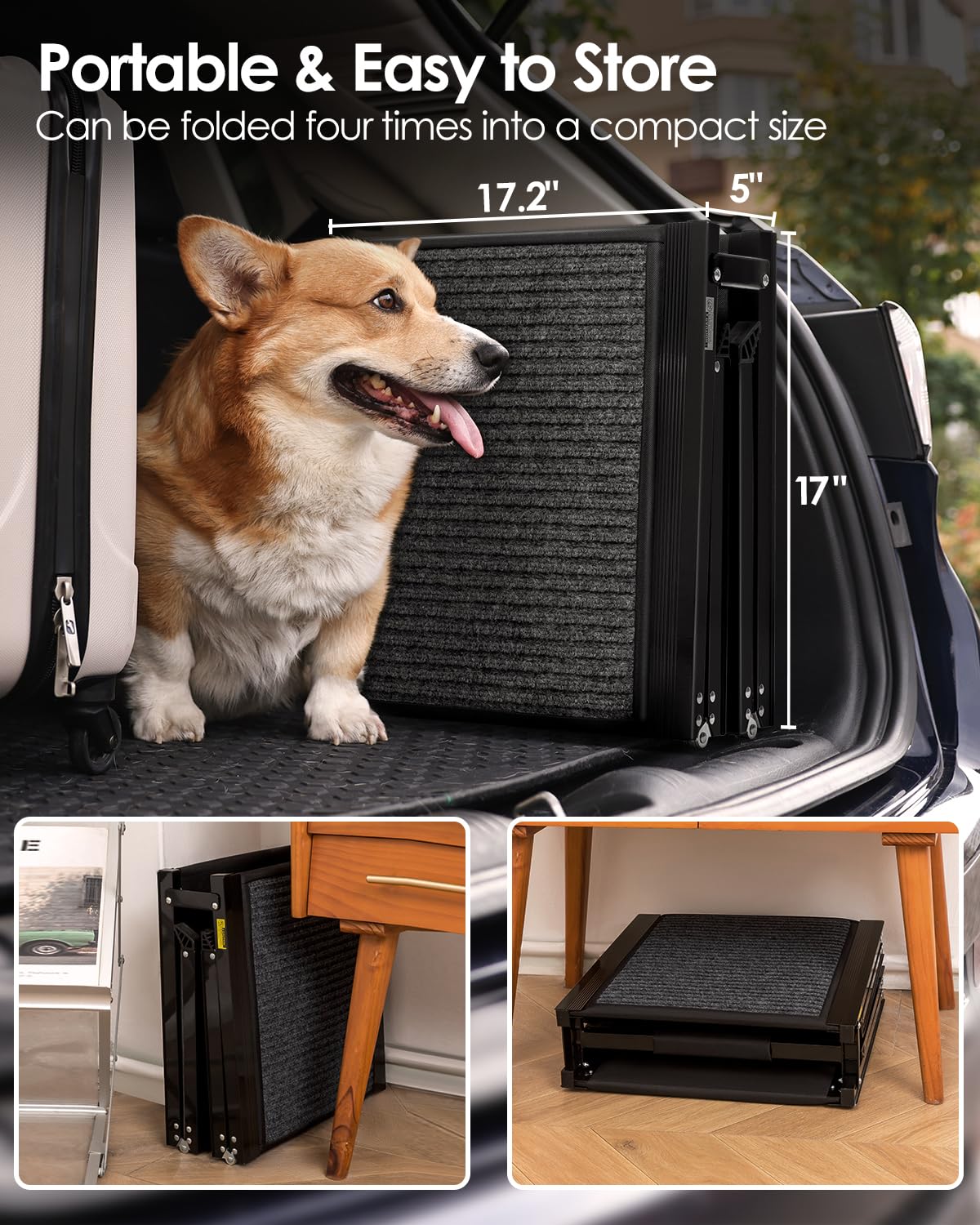 Deekuiwi rampa ligera y resistente, fácil de transportar.