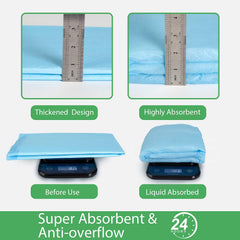 Deep Dear pads base-impermeable, evita fugas y protege suelos.