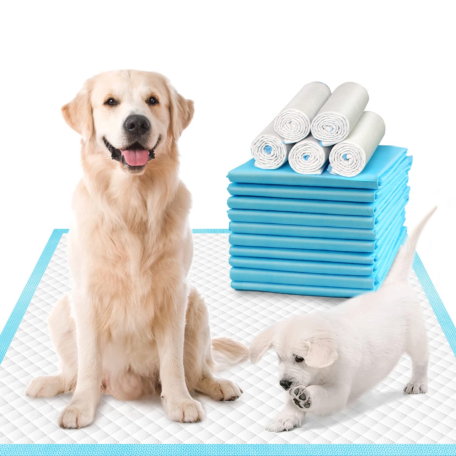 Deep Dear pads paquete-40-unidades, ideal para entrenamiento de mascotas en casa.