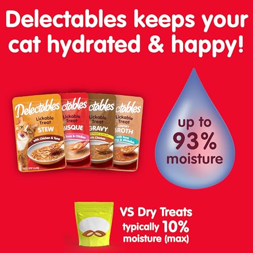 Delectables Bisque: premio versátil para gatos quisquillosos.
