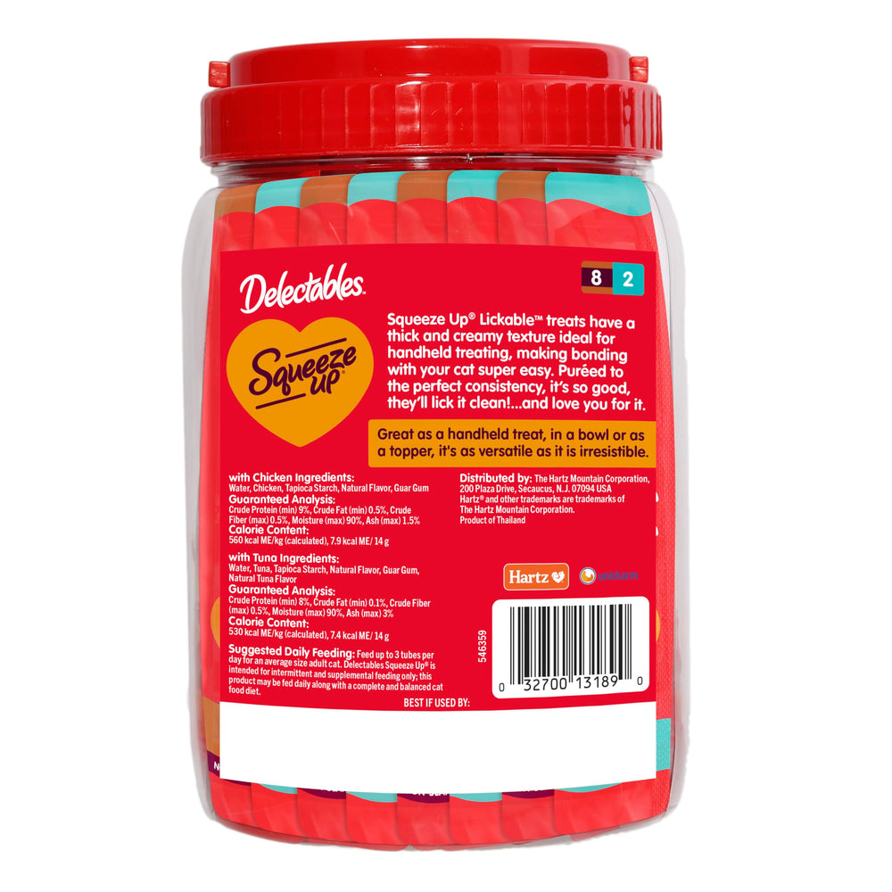 Paquete de 40 tubitos listo para compartir.