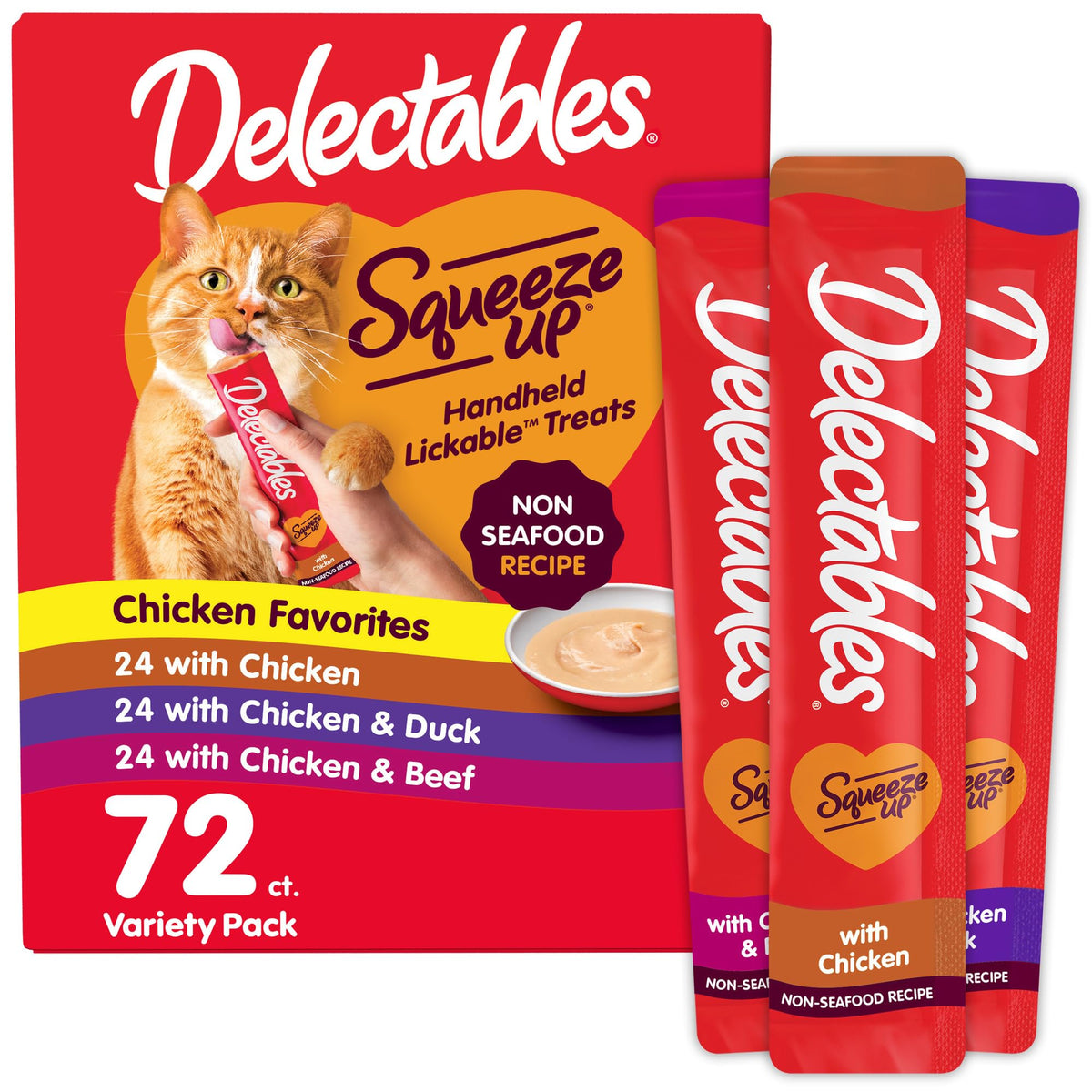 Delectables Squeeze Up: tubo de 0,5 onzas para recompensas fáciles