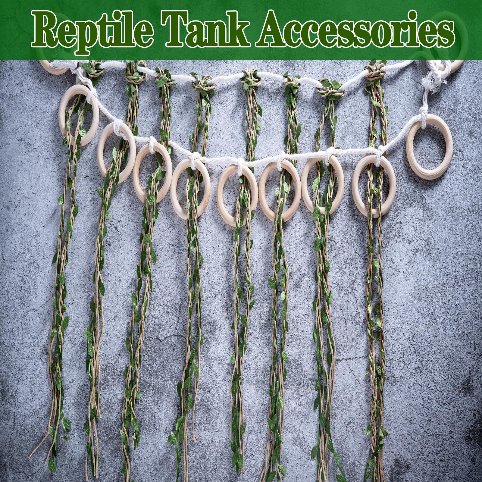 Delllala ejercicio diario para reptiles trepadores, mejora el equilibrio.