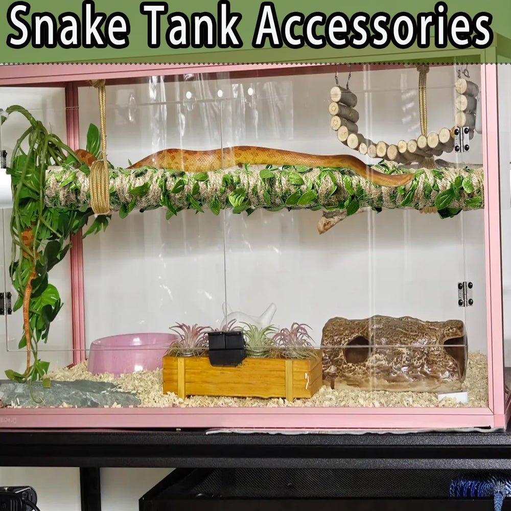 Delllala uso amplio para reptiles, anfibios y crustáceos en trepar y explorar