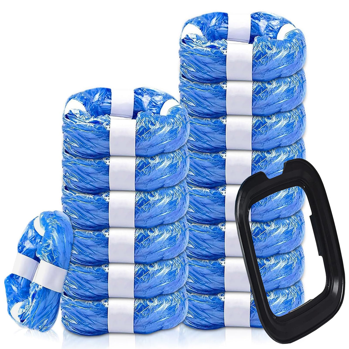 Bolsas DEMCERT para arena de gato, 15 paquetes, uso cómodo y sellado.